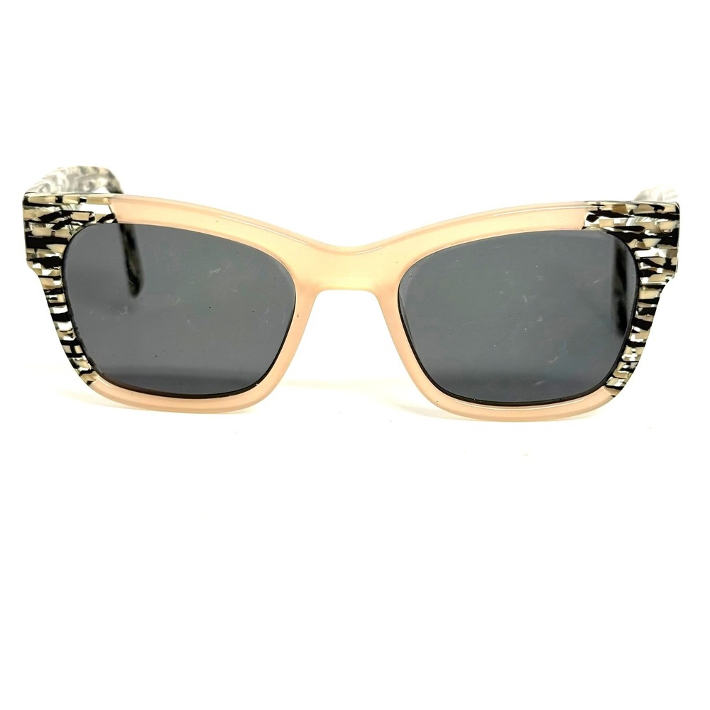 Sean John SJL06026 Peach Black White Mosaic Cat Eye Sunglasses 52-20-145 290 HM